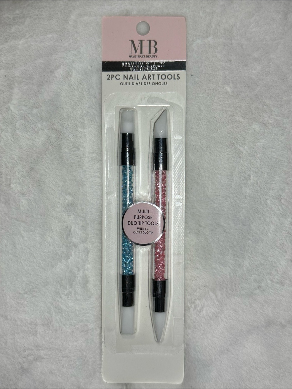 💎 Rhinestone Nail Art Tools Set Silicone Duo Tip Sculpting 2pc💎